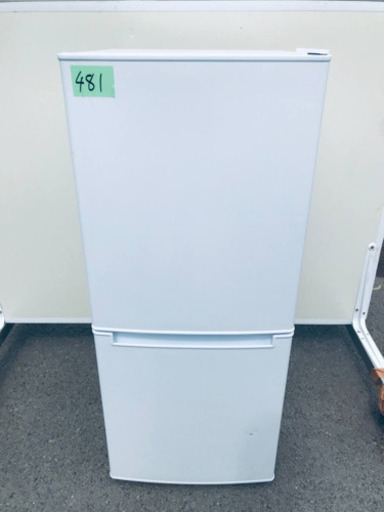 ①✨2019年製✨481番 ニトリ✨2ドア冷蔵庫　グラシア✨NTR-106‼️
