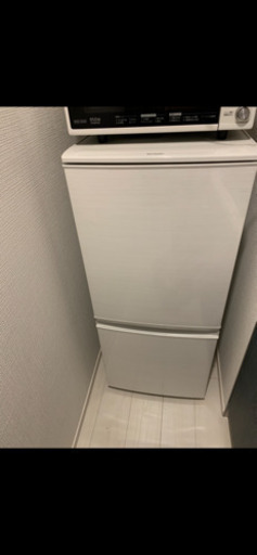 SHARP 美品✨SJ-D14C-W 冷蔵庫