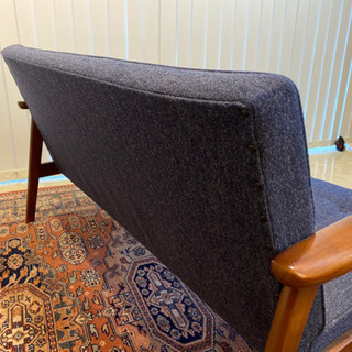 カリモク60 Kチェア 2シーター・タープブルー