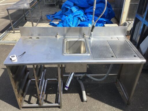 業務用 ドリンクバー台 ステンレス 浄水器 コップラック付き 飲食店