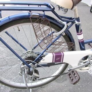 自転車 24インチ シティサイクル ６段切替 フィオナ カゴ付き 札幌市北区屯田