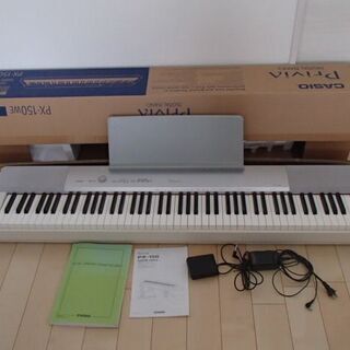 カシオ 電子ピアノ プリヴィア コンパクトモデル PX-150WE ホワイトの画像