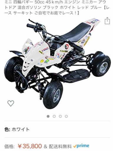 エンジン ミニバギー 新古車