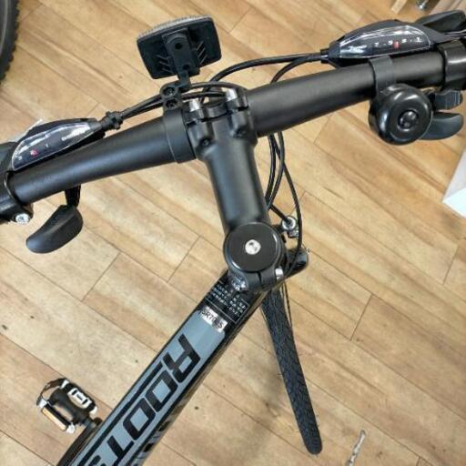 在庫限り】 クロスバイク 700c 自転車 21段変速 シマノ製 クロモリ 