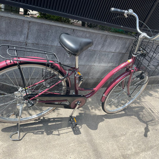 値下げ去年七月購入　カーグリラックス　シマノ変速付き自転車
