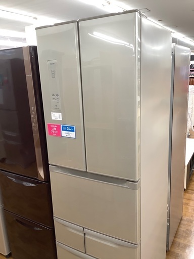 安心の6ヶ月保証付き　TOSHIBA 5ドア冷蔵庫　GR-432FY 426L 2012年製