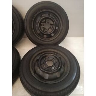 ★ノーマルタイヤX鉄ホイール★ 145/70R12 ヨコハマタイヤ ノーマル 7.5山 鉄ホイール 12x4B 4H -100  ～横浜市旭区 ズーラシア近く～