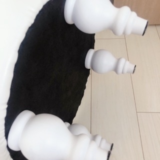 お引き取りで2,000円お値引き】マカロンスツール スノーホワイト