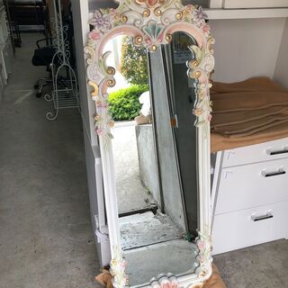 リサイクルショップどりーむ天保山店】662 壁掛け用 姿見 ミラー ...