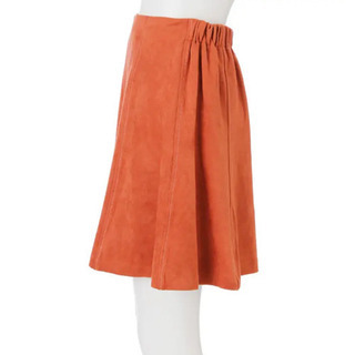 新品未使用　MURUA　フェイクスウェードミニスカート　オレンジ - 服/ファッション