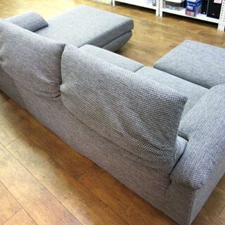 HUKLA 3人掛け カウチソファ T969 カノッサ リクライニング L字