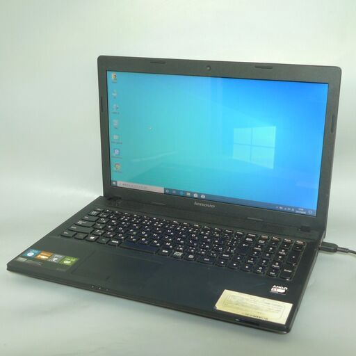 送料無料 SSD128GB 1台限定 中古良品 ノートパソコン 15.6型 Lenovo G505 AMD 4GB DVDマルチ 無線 カメラ Bluetooth Windows10 LibreOffice