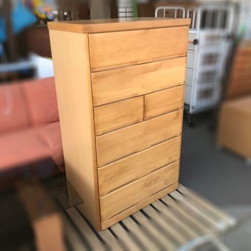 ニトリ ハイチェスト ベリル80 LB【自社配送は札幌市内限定】衣類収納 タンス 箪笥 たんす