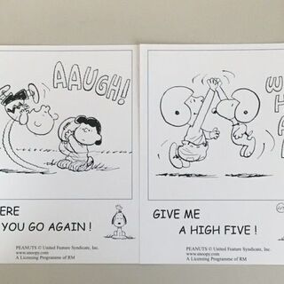 Snoopy postcards  SINGAORE AIRLI...