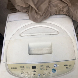 洗濯機　4.6kg 洗濯ネット無し