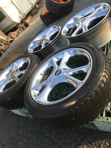 Piaa１７インチ114 3 5 穴７j 56 4本 メッキ３本スポークusdm 当時ローライダースポコン Mr Pickles 南与野のタイヤ ホイールの中古あげます 譲ります ジモティーで不用品の処分