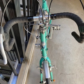 BIANCHI Lepre ミニベロ アルミフレーム チェレステ　改造あり