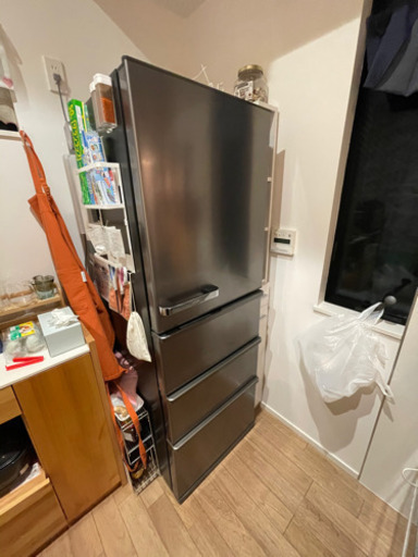 AQUA アクア ノンフロン冷凍冷蔵庫 AQR-V43J(S) 3ドア 右開き 430L 2020年製 シルバー