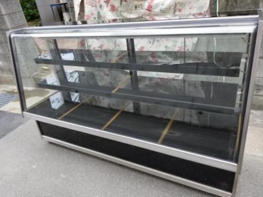 大穂製作所 OHGU-1800 角R ブラック ケーキ ショーケース 冷蔵 福岡 ...