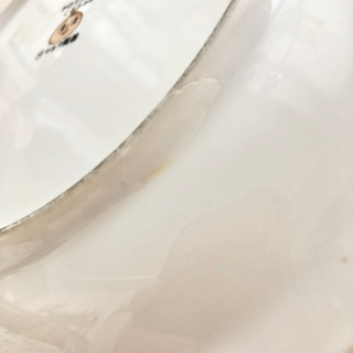 【ネット決済・配送】チロリン村とくるみの森　3つ仕切り　お皿　プレート　中古　昭和レトロ　NHK　陶器プレート　ヴィンテージ　アンティーク　コレクターズアイテム　コレクション ChirorinMura Kuruminomori plate breakfast lunch dinner used retro vintage antique NHK collectors item collection