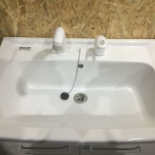 LIXIL製 洗面化粧台 シャンプードレッサー PTVN-755SN W750タイプ 中古品 - その他