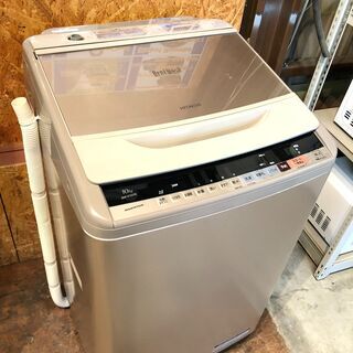 【動作保証60日間あり】HITACHI BEATWASH 2018年 BW-V100B 10.0kg 洗濯機【管理KRS329】