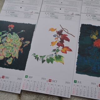 受付中 送付可能 新品未使用 渋谷園芸 ポストカードカレンダー 21年 3つセットで 植物絵柄が素敵 早い者勝ちです Tam 野方のその他の中古あげます 譲ります ジモティーで不用品の処分