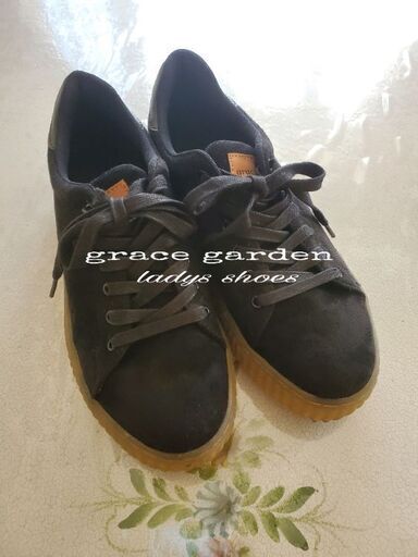 ２４cm 彡grace Gardenスニーカー彡美品 冠婚葬祭 通学 Ayanon 西山天王山の靴 スニーカー の中古 あげます 譲ります ジモティーで不用品の処分