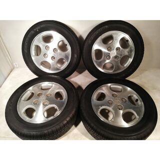 ★タイヤ・三菱純正ホイール 4本セット★ 155/65R13 ヨコハマタイヤ 2015年製 13X4.00B 三菱 純正 4-100 +46 ～横浜市旭区 ズーラシア近く～
