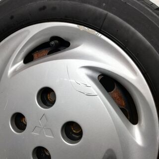 ☆タイヤ・三菱ホイール 4本セット☆ 165/65R13 ファイアーストーン 
