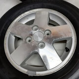 ★特価！！ノーマルタイヤ＆ホイール 4本セット★ 165/65R13 ブリヂストン NEXTRY 2016年製 13X4.0B 4H -100 スズキ 純正 ～横浜市旭区 ズーラシア近く～