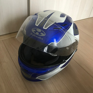 カブト　ヘルメット　ブルーホワイト