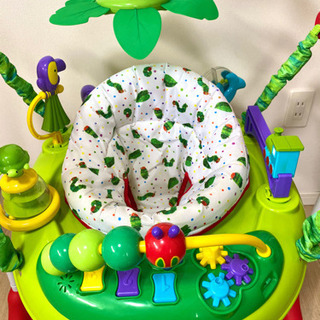 家具 美品 日本育児 はらぺこあおむし アクティビティジャンパー 