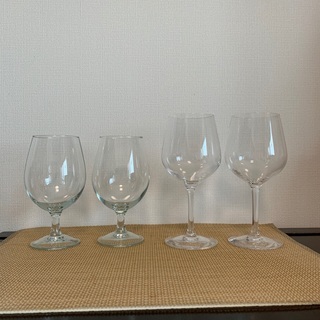 ワイングラス（２種４個）＋　トールグラス（４個）
