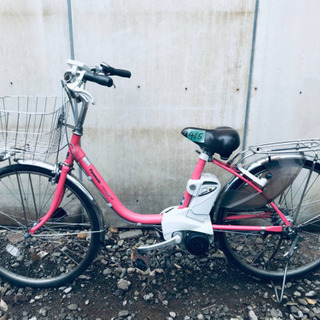 電動自転車 Panasonic Lithium vivi DX ピンク 69☆ ビビ・DX