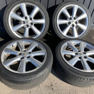 【格安】225/45R18　ハンコック　VENTUS　V12　evo2　2017年製　トヨタ　18クラウン純正ホイール　タイヤホイール4本セット　クラウンなど