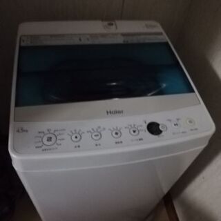 Haier　2017年製 洗濯機　風乾燥