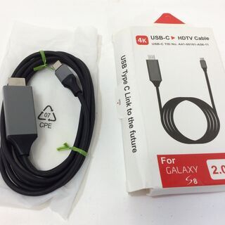 ●USB type-C to HDMI変換ケーブル 2m 4K対...