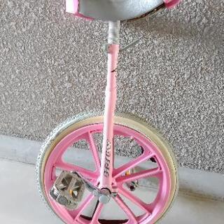 【ネット決済】一輪車(ジャンク!?)　ピンク