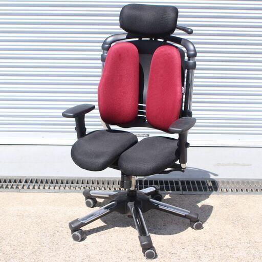 T888) HARA CHAIR　デスクチェア オフィスチェア 椅子 健康椅子 肘付き ワークチェア チェア