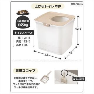 猫用システムトイレ　アイリス（Amazon 4,424円）