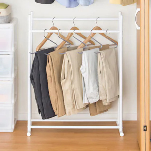 ニトリ押入 クローゼット用ハンガーラック Flower 本所吾妻橋の収納家具 押入れ収納 の中古あげます 譲ります ジモティーで不用品の処分