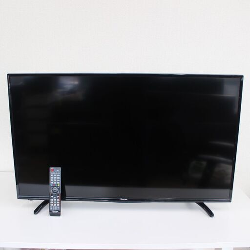 T901)★美品★HISENCE 液晶カラーテレビ HJ43K3120 直下型LEDバックライト ハイセンス TV 2017年製