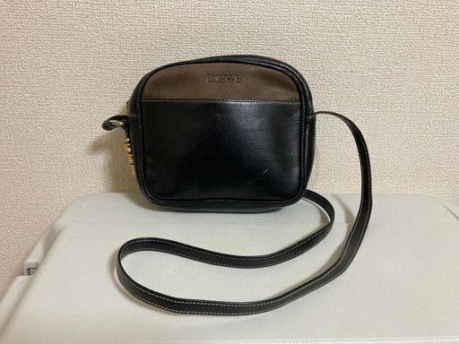 ロエベ ショルダーバッグ ヴィンテージ レザー LOEWE　正規品 検:トートバッグ  レア b3