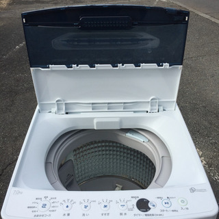 ◆高圧洗浄済！美品◆2019年製 Haier 洗濯機 7kg JW-CD70A ハイアール 説明書付 全自動