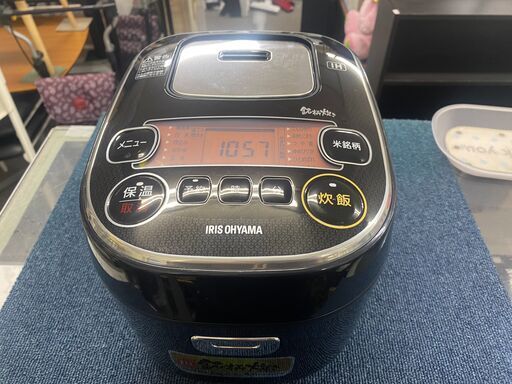 保証付き　アイリスオーヤマ　炊飯器　RC-IE30B  リサイクルショップウルカウ　高津