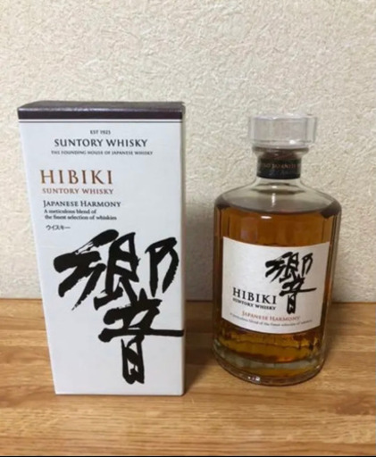 響　ウイスキー　箱入り　イオン包装