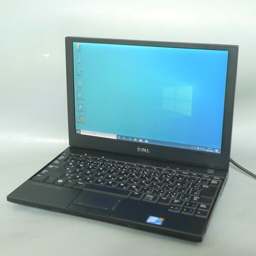 送料無料 軽量モバイル ノートパソコン 中古動作良品 12.1型 DELL E4200 Core2Duo 3GB SSD-64GB 無線LAN Windows10 LibreOffice 初心者向け