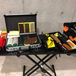 スキーのホットワックス一式