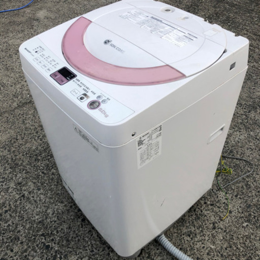 洗濯機 SHARP 6kg 2013年製 プラス3000〜にて配送可☆多数出品中☆